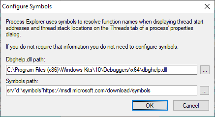 Configure Symbols - Working